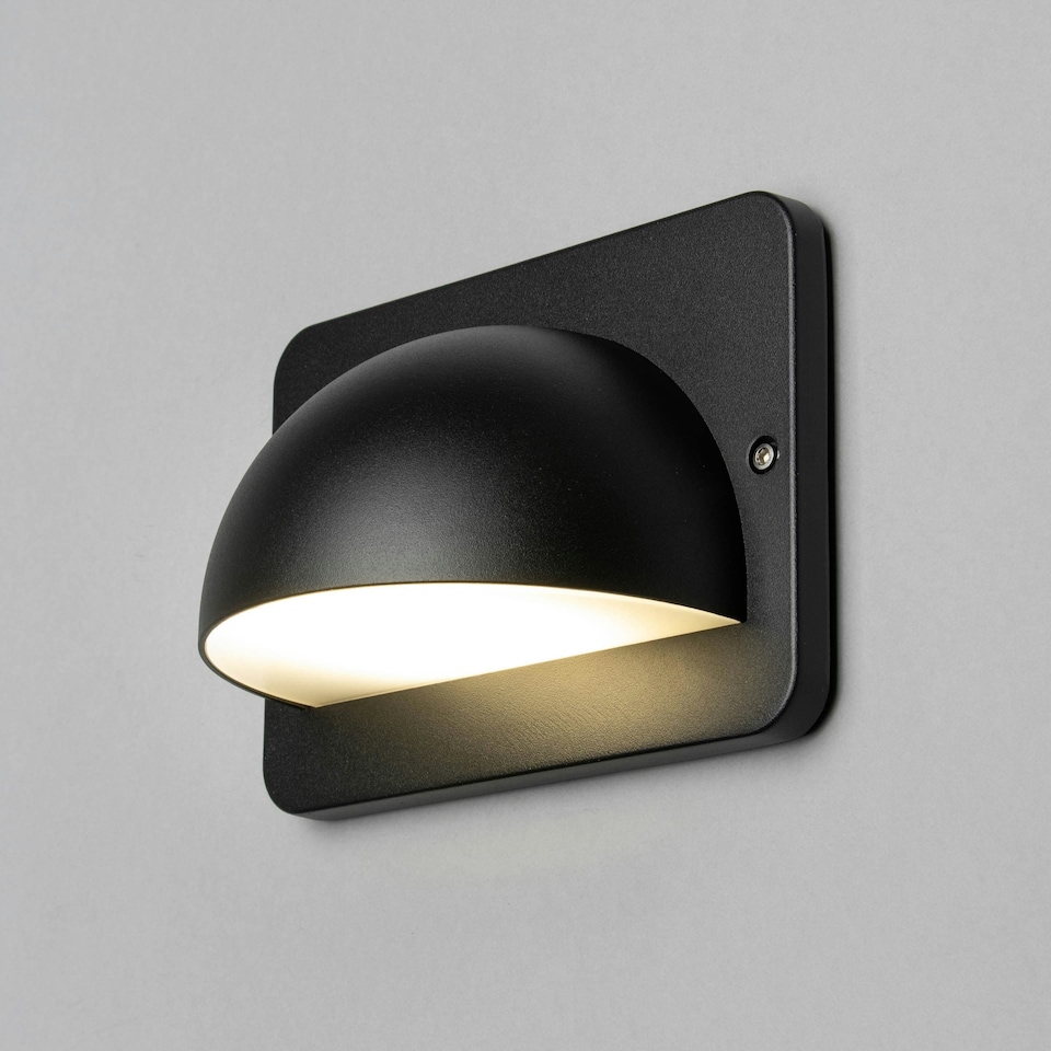 image 1 of BHS Jude Outdoor Wall Light, Black