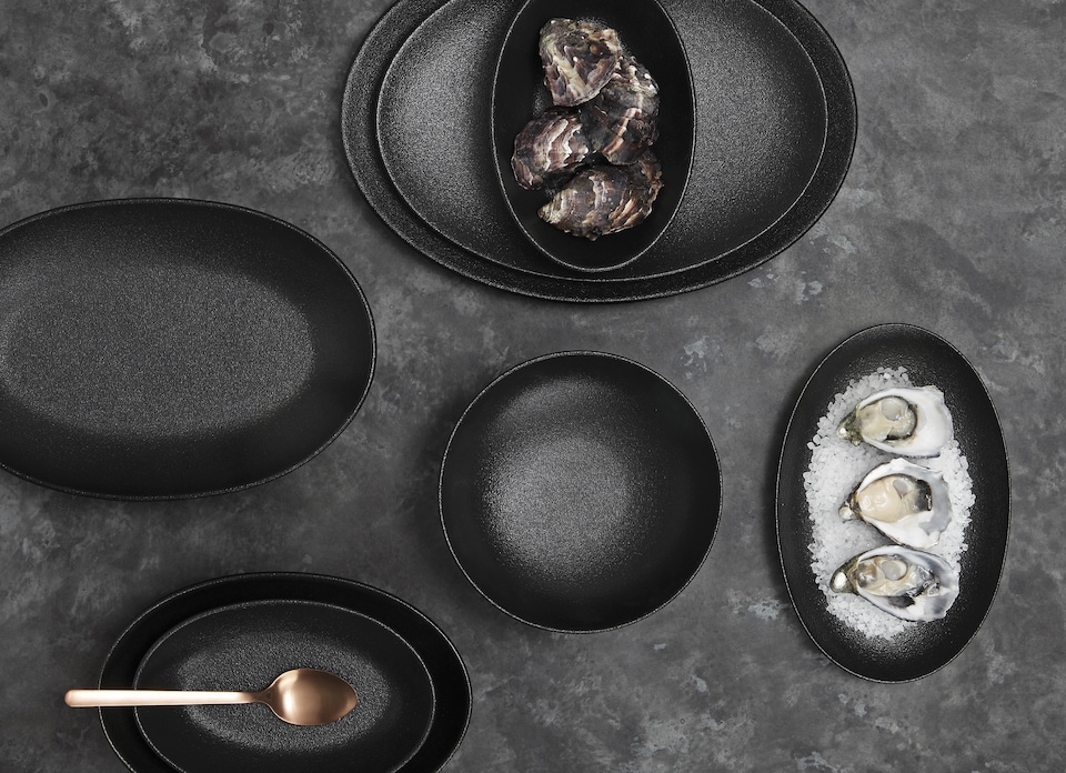 image 1 of Maxwell & Williams Caviar 3 Piece Coupe Bowl Set