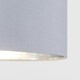 image 1 of ValueLights Reni Large Grey And Chrome Ceiling Pendant Shade