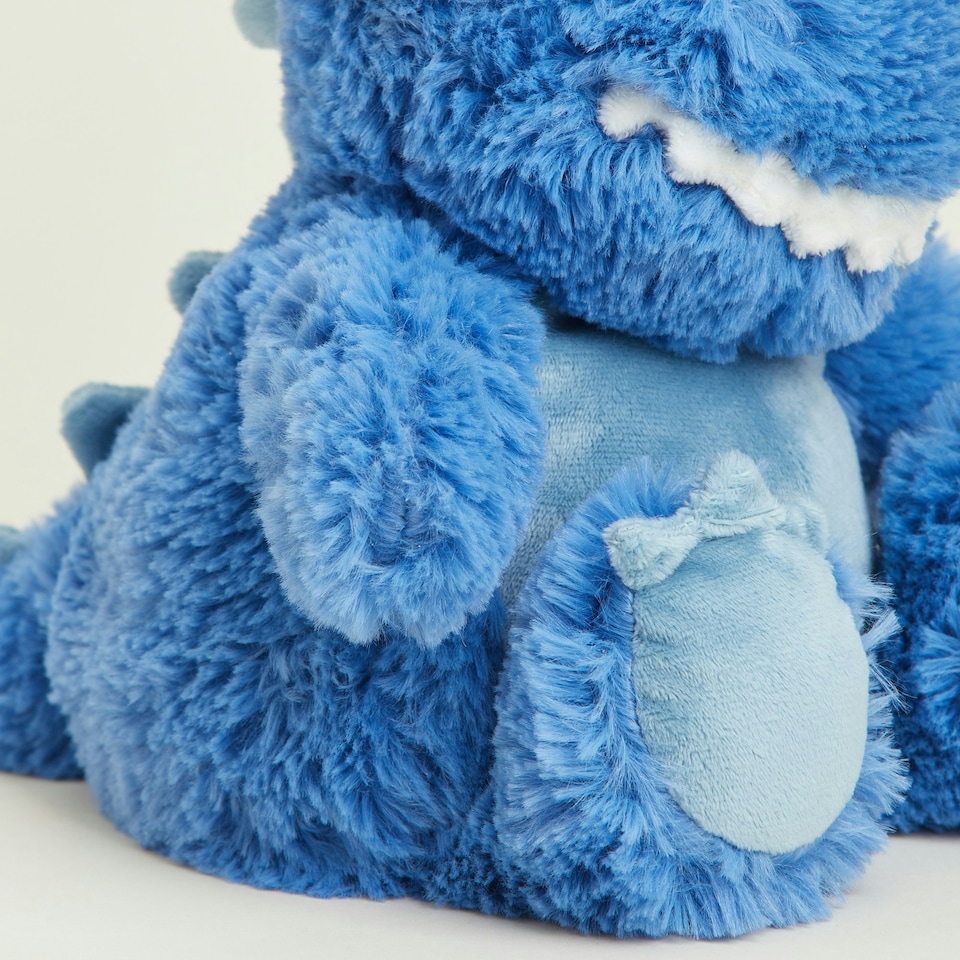 image 1 of Warmies T-Rex Plush Microwaveable Weighted Cuddly Toy