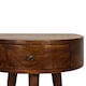 image 4 of Artisan Furniture Solid Wood Chestnut Semi Circle Bedside