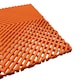 image 3 of Modular Interlocking Ribbed Vented Garage Floor Tiles - Grey | Orange | Orange