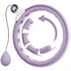 image 1 of SPORTNOW Smart Weighted Hula Hoop with 16 Detachable Knots, Purple