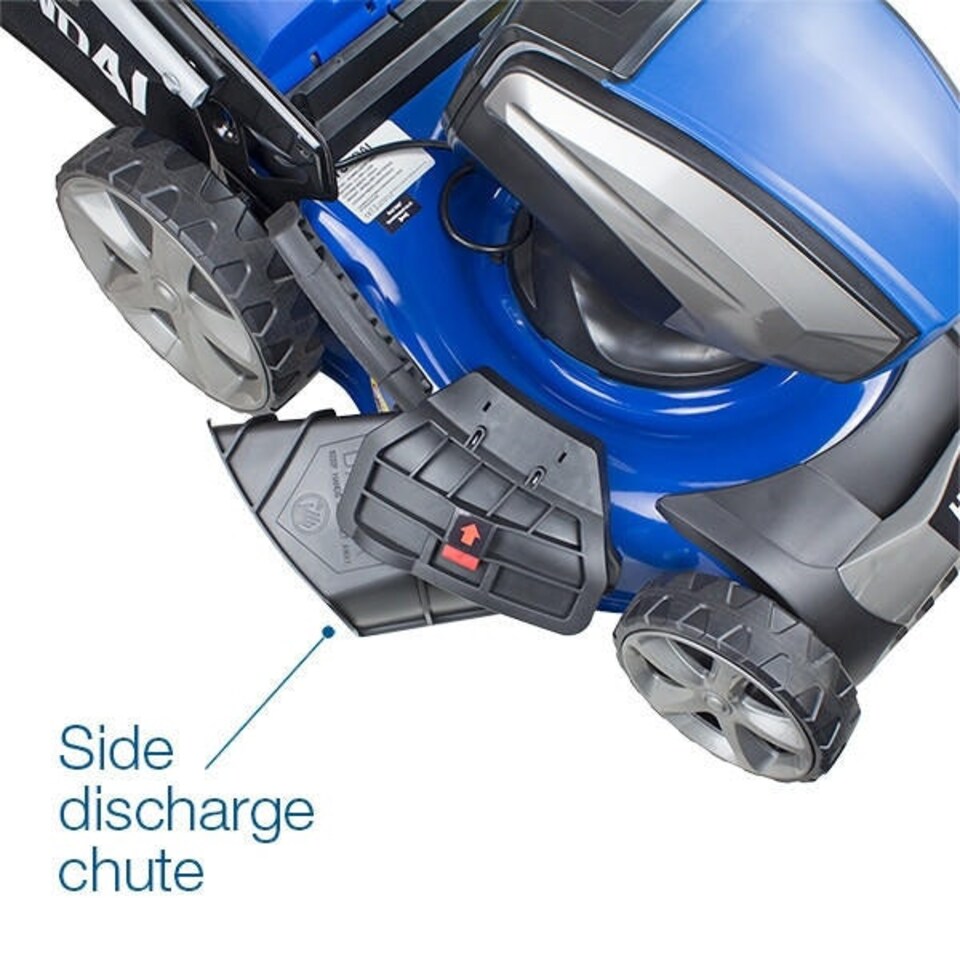 image 1 of Hyundai 18"/45cm Cordless 80v Lithium-Ion Battery Self Propelled Lawnmower with Battery and Charger | HYM80Li460SP