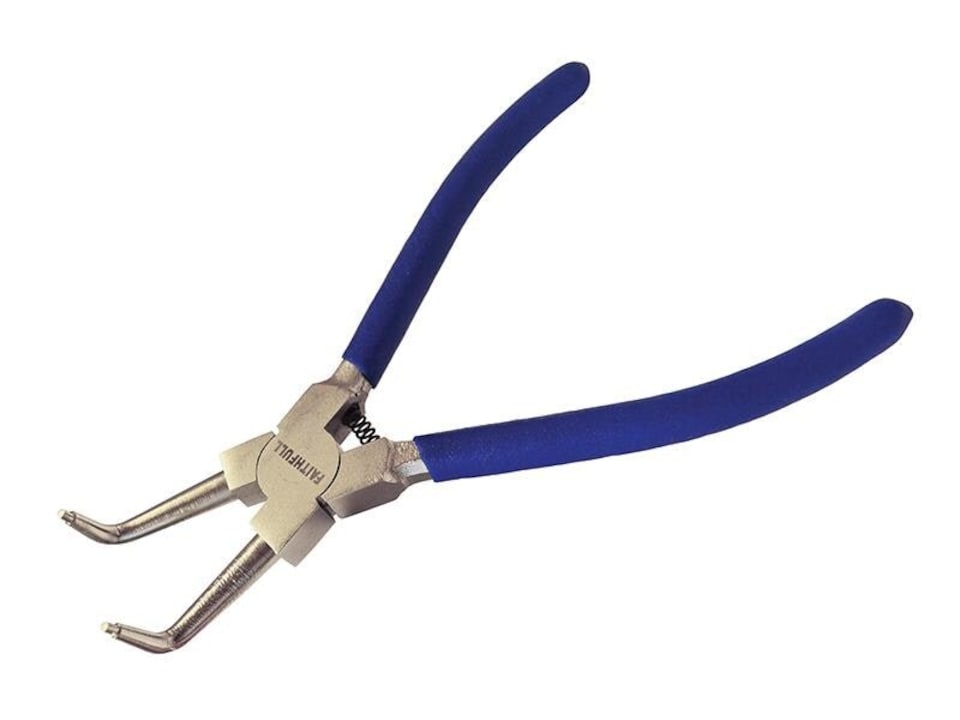 Faithfull Circlip Pliers Inside Bent Crv 180Mm (7In)