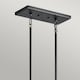 image 2 of Imahn 5 Light Ceiling Chandelier Pendant Bar Light Black, Natural Brass, E27