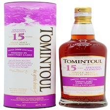 Tomintoul - Small Batch Tawny Port Cask Finish Speyside Single Malt Scotch 2008 15 year old Whisky | Multi | Whisky | 1