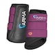 image 3 of Shires Arma Air Motion Brushing Boots Black | Colour: Black/Cherry
Size: Small Pony