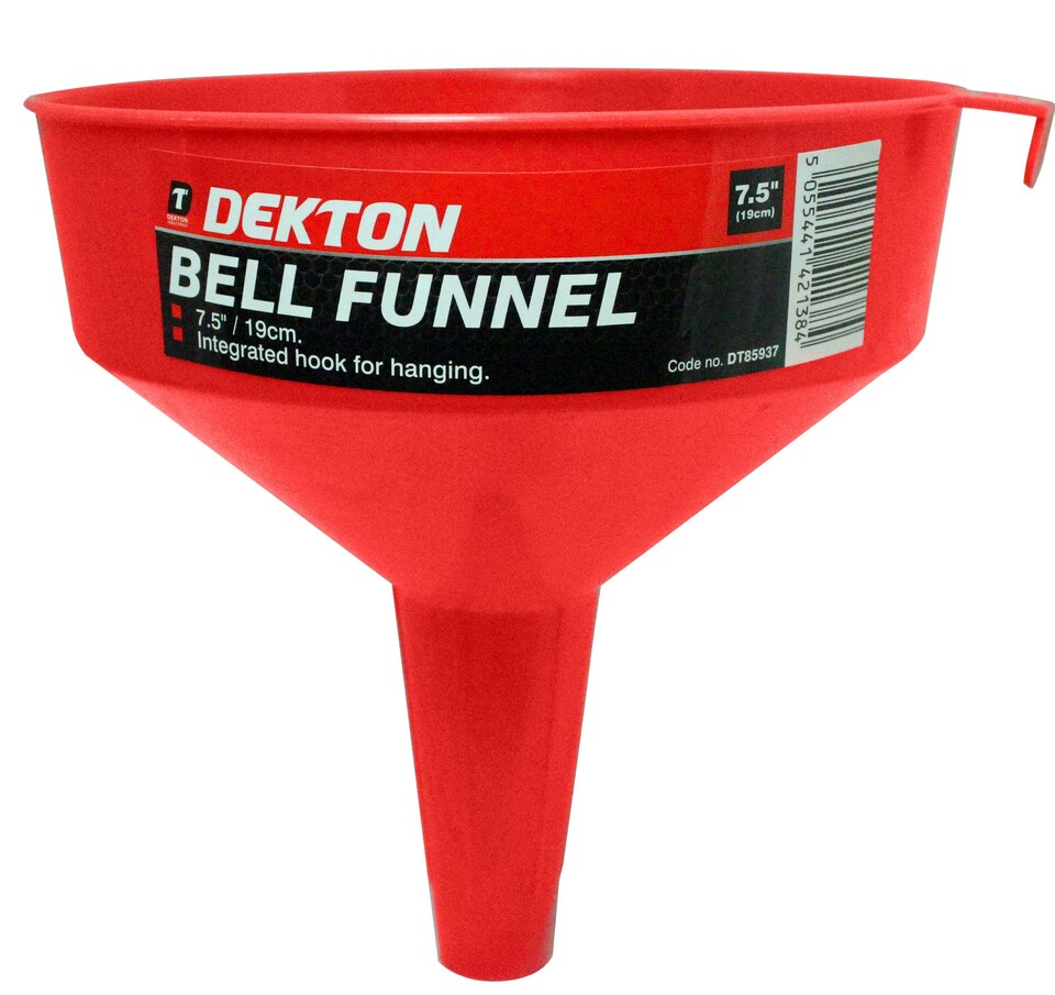 image 1 of Dekton 7 1/2'' Funnel Set Car Water Oil Diesel Petrol Accessories DIY Household