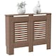 image 1 of Vida Designs Milton Radiator Cover MDF Slatted Cabinet, Unfinished, 111cm