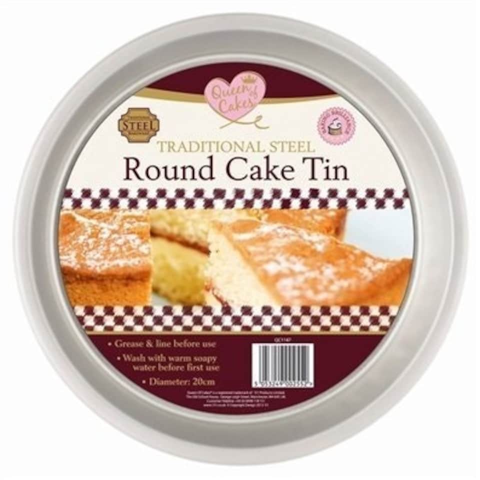 image 1 of Traditional Steel Round Cake Tin