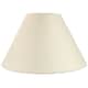 image 1 of Traditional 14" Cream Cotton Coolie Lampshade Suitable for Table Lamp or Pendant | Cream | Cream | 1