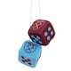 image 2 of West Ham United FC Dice Car Decoration - Claret/Sky Blue - One Size