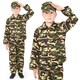 image 1 of Child’s Army Boy Costume – Kids Soldier Fancy Dress Camouflage Outfit N/A | S