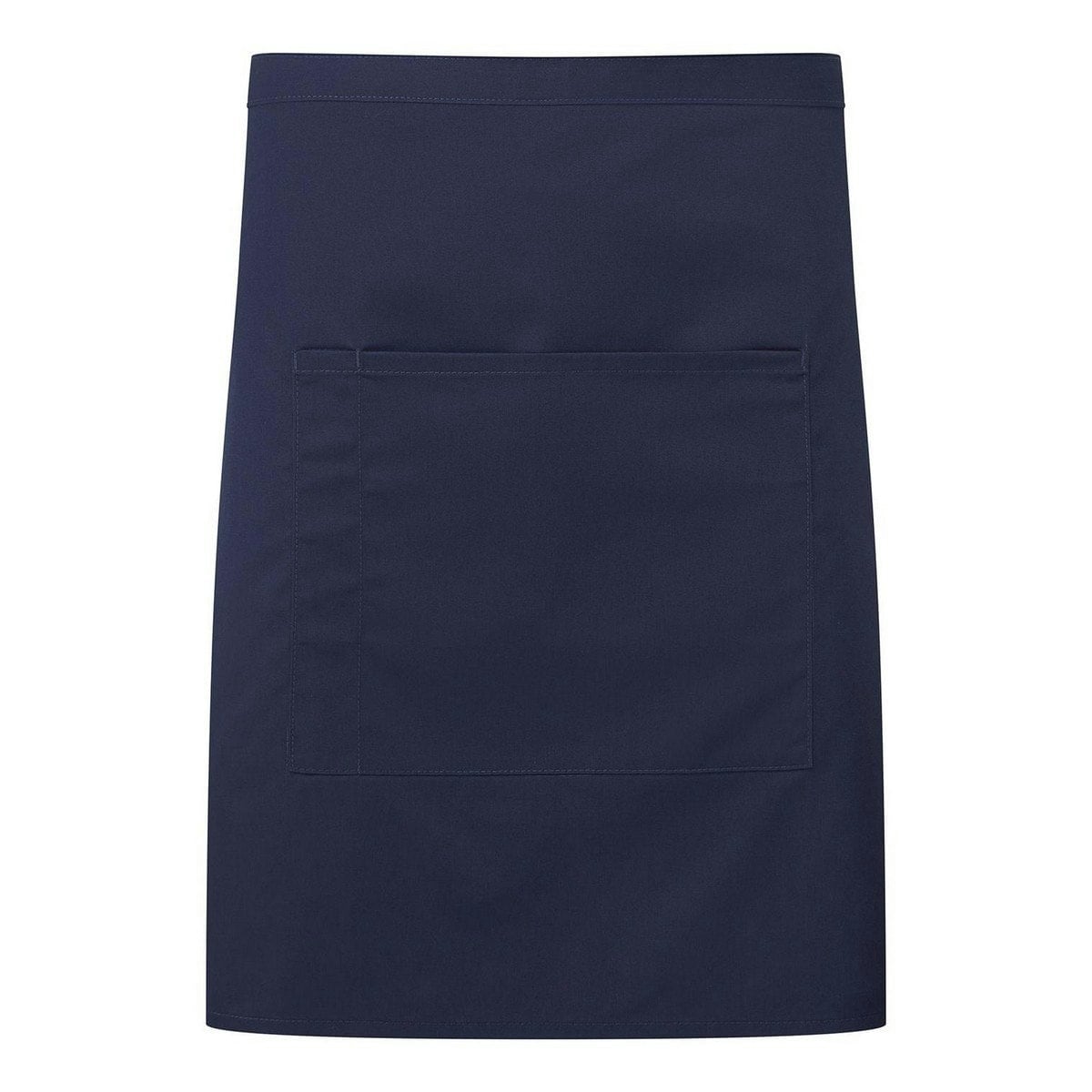 Premier Colours Front Pocket Waist Apron - Indigo Denim - One Size Brown