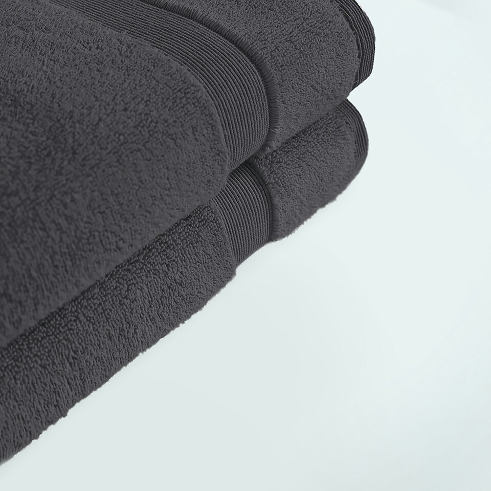 image 1 of Martex 750GSM Hand Towel Charcoal (Pack of 2) Black | Charcoal | Hand towel