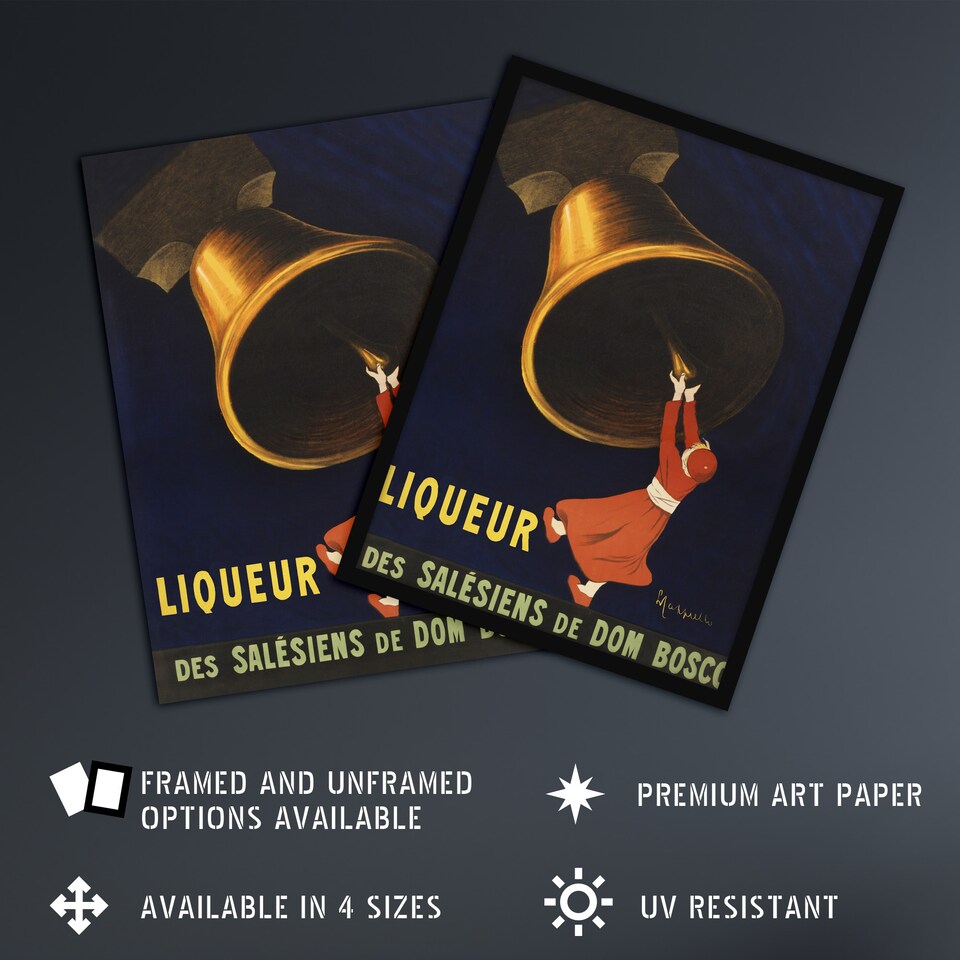 image 1 of Angelus Liquor of Priests Advert Vintage Wall Art Print Cappiello 24x32"