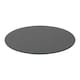 image 1 of Harbour Housewares Round Glass Kitchen Chopping Board - 30cm - Black - Cutting Board Worktop Saver Worksurface Protector Glass Chopping Board Black