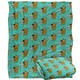 image 1 of Scooby Doo Repeat Print Blanket - Multicoloured - One Size
