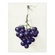 image 3 of Jean Bernard Framed Wall Art Print Bunch of Blue Grapes Oil Painting Home Décor