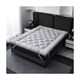 image 1 of Ezysleep 2 Inch Luxurious Shredded Memory Foam Mattress Topper - Soft Microfibre Cover | Grey | Grey