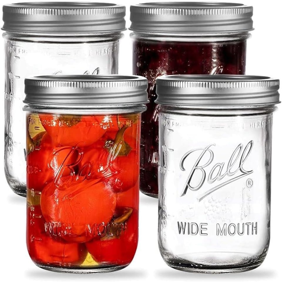 image 1 of Ball Wide Mouth Replacement Lids 12 Pack For Mason Jars