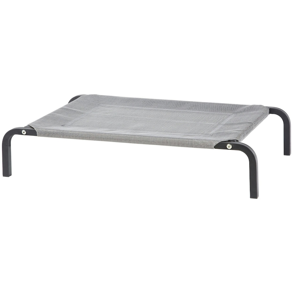 image 1 of Raised Dog Bed, Elevated, Waterproof Outdoor - Bunty Grey | S