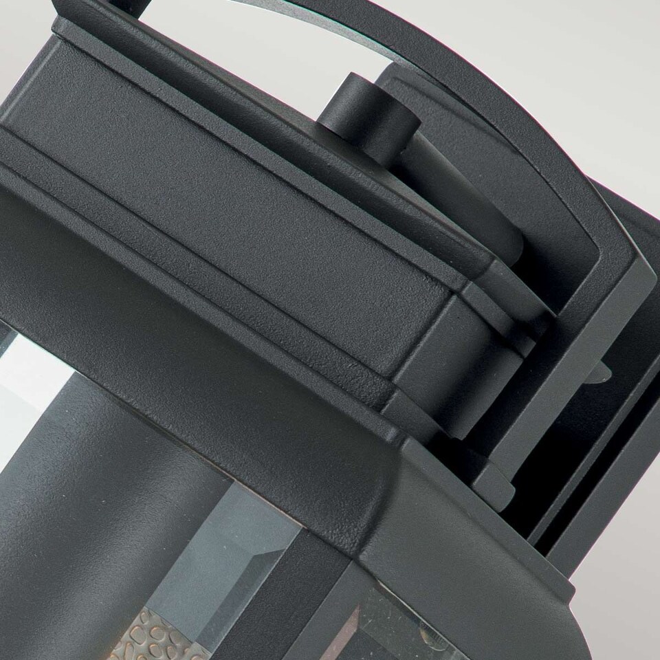 image 1 of Byron Outdoor Wall Lantern Graphite with Pewter Reflector IP44
