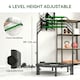 image 8 of HOMCOM 40" Foldable Mini Fitness Trampoline w/ Foam Handle, Green
