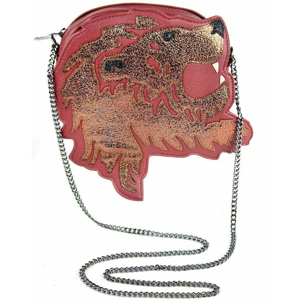 image 1 of Danielle Nicole Gryffindor Harry Potter Crossbody Bag - Pink - One Size | Pink