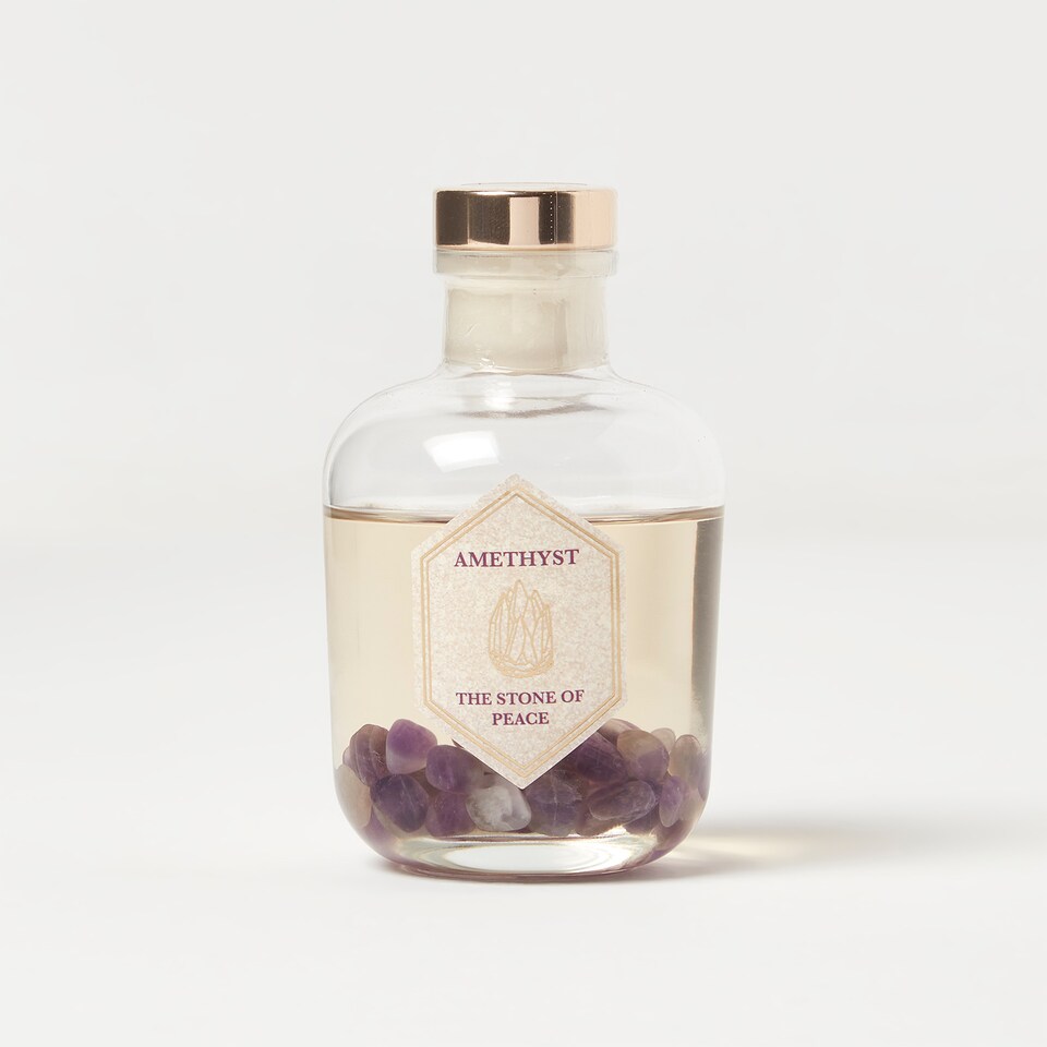 image 1 of Homescapes Amethyst Crystal Reed Diffuser – Lavender Scent