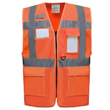Yoko Unisex Adult Hi-Vis Vest - Orange - XXL