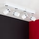 image 2 of ValueLights Rosie 4 Way Gloss White Straight Bar Ceiling Spotlight