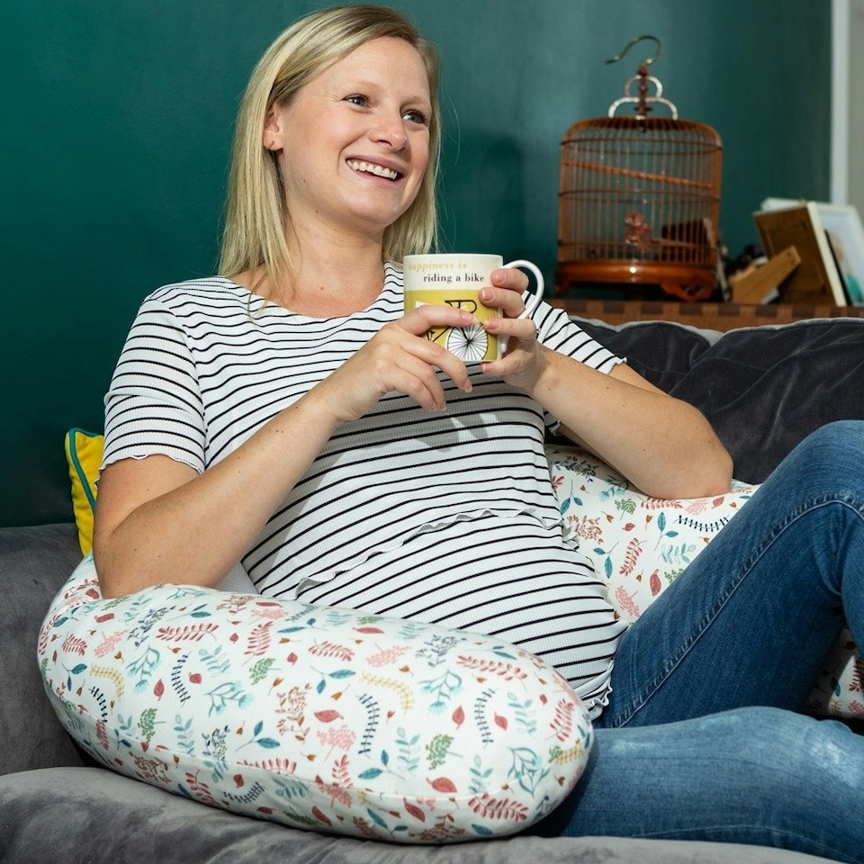 image 1 of Purflo Breathe Pregnancy Pillow - Botanical