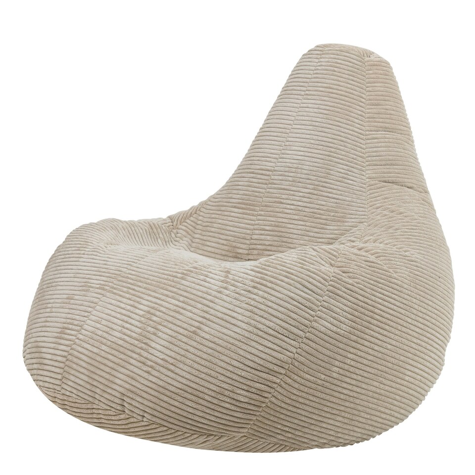 image 1 of icon Dalton Medium Beanbag Corduroy Natural Beige Cream | Cream