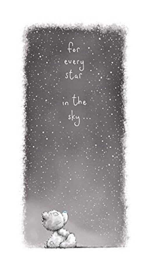 image 1 of For Every Star In The Sky Me to You Bear Whispers Greeting Card