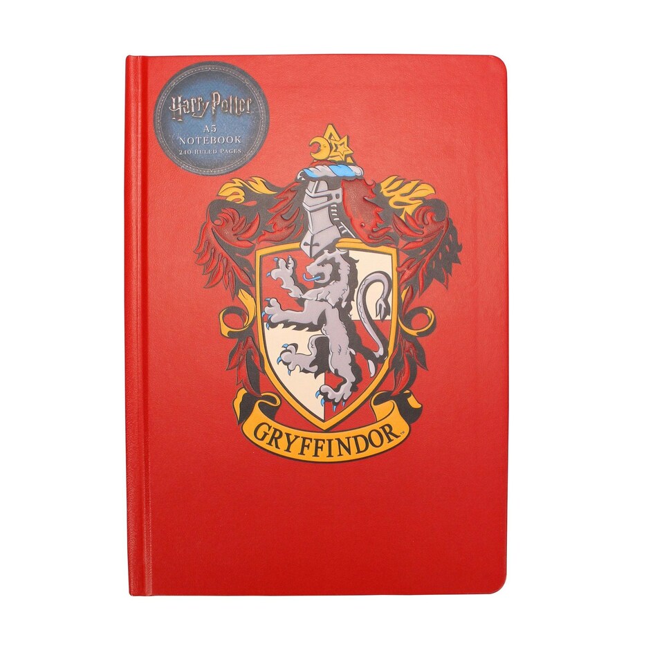 image 1 of Harry Potter A5 Notebook - Gryffindor Crest