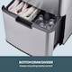 image 6 of Cooks Professional Recycling Sensor Bin 75L with Dual Compartments & Food Caddy | Silver | Silver
