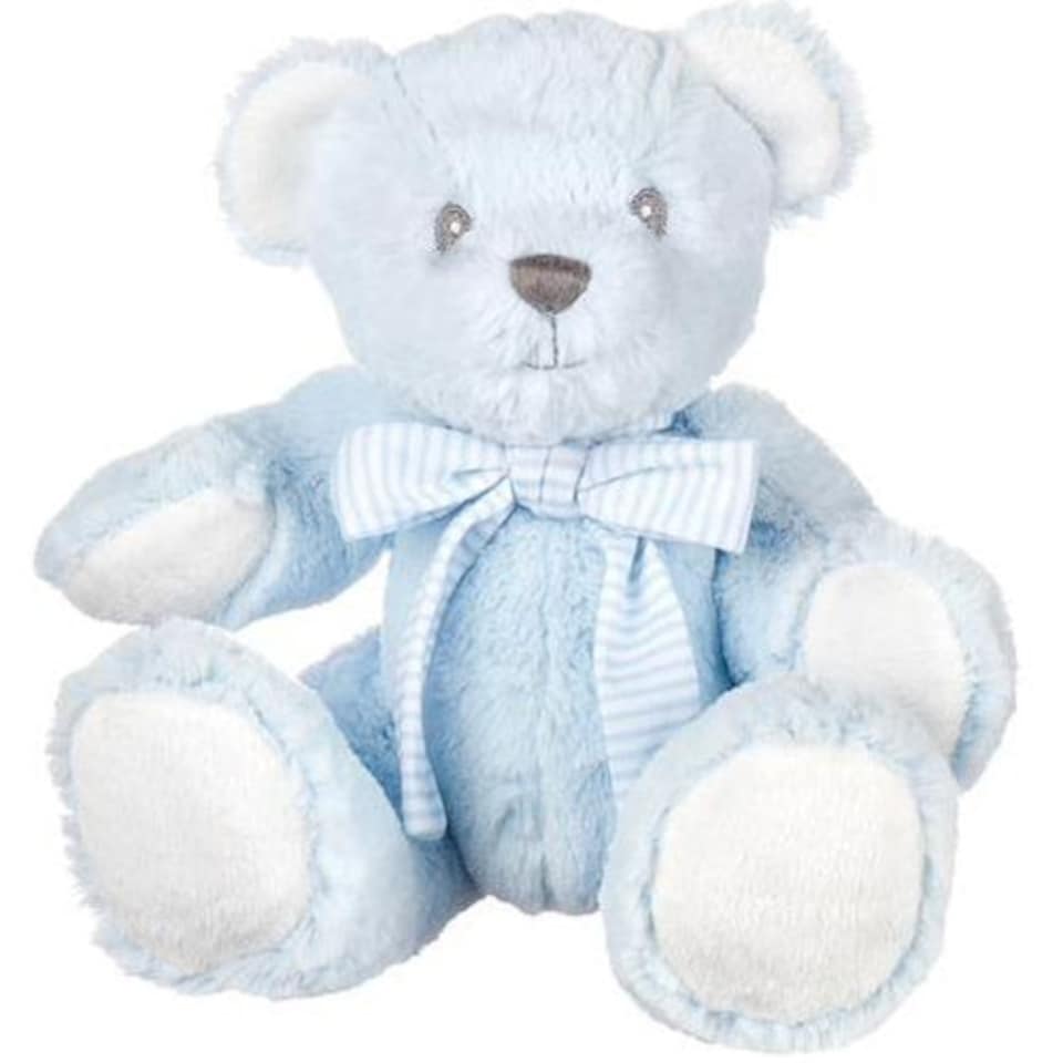 Hug-A-Boo Blue Bear With Rattle