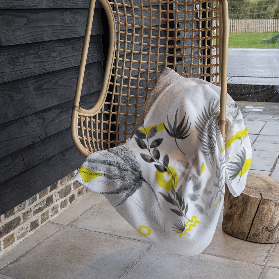 image 1 of Selection Of Leaves Blanket | Multi