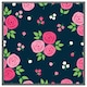 image 3 of Rose bud pattern (Picutre Frame) Black | XL