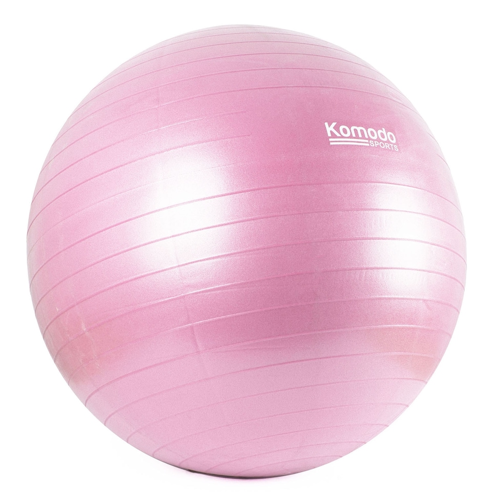 image 1 of Komodo 85cm Yoga Exercise Ball - Pink