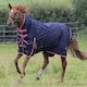 image 2 of Gallop Equestrian Trojan 50 Combo Turnout Pink | Size: 6ft 6
Colour: Navy/Pink