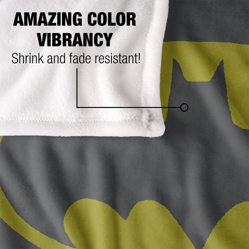 image 1 of Batman Dad Logo Blanket | Multi | Multicoloured | One Size | 1