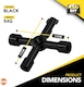 image 2 of Household 4 Way Utility Key – Multi-Purpose Tool for Radiators, Gas & Electric Meters, Panels & Cabinets, Compact & Durable Design