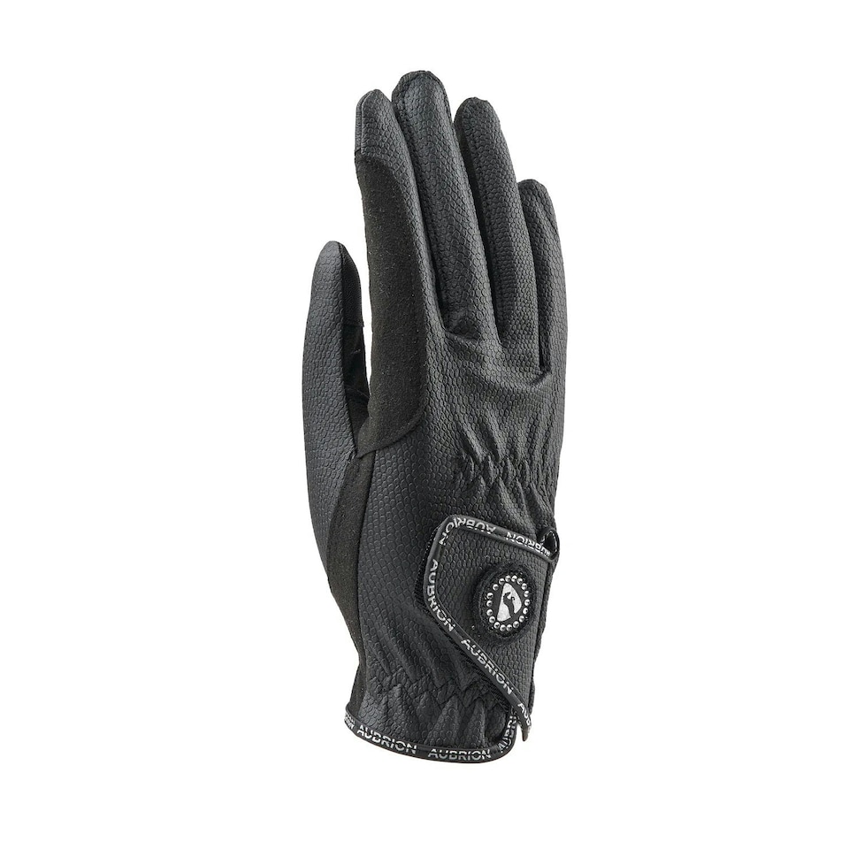 image 1 of Aubrion Unisex Adult Aachen Riding Gloves - Black - S | Black | S