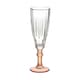 image 1 of Champagne glass Vivalto Exotic Salmon Crystal 170 ml (6 Units) N/A