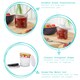 image 2 of Argon Tableware Glass Jam Jars with Lids - 130ml - Pack of 6
