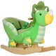 image 1 of AIYAPLAY Rocking Dinosaur, with Animal Sounds, Green