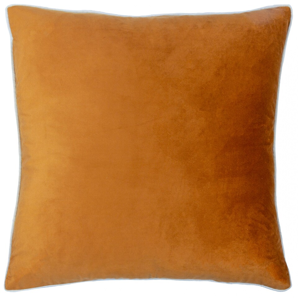 image 1 of Furn Meridian Velvet Polyester Filled Cushion Green | 45 cm x 45 cm